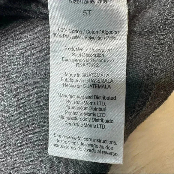 Superman T-Shirt Grey & Red Size 5T - Picture 13 of 16